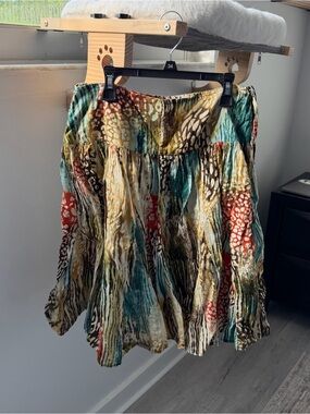 Bay Studio multicoloured animal print skirt
